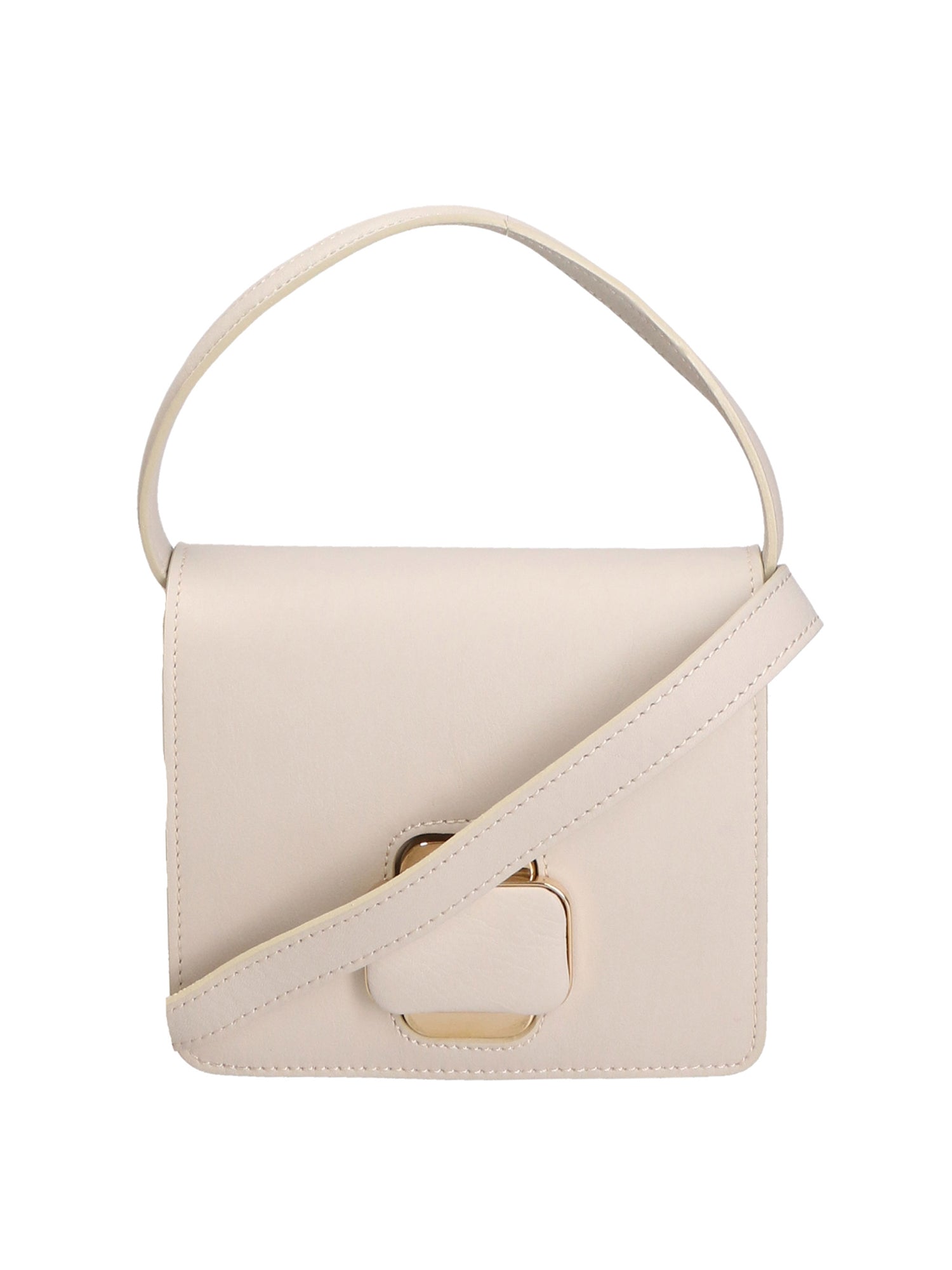 Borsa a tracolla da donna 100% pelle MYB-8035-FW-S03 LATTE My Best Bag