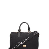 Borsa a mano da donna 100% vera pelle JR-W-1161-TP-BLACK + GOLD John Richmond