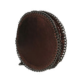 Nora Borsa a spalla da donna Vera pelle 540007-T.MORO DARK BROWN Gave Lux