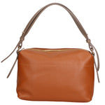 Vivienne Borsa a spalla da donna Vera pelle 06674-D17 CUOIO + D40 TAUPE Gave Lux