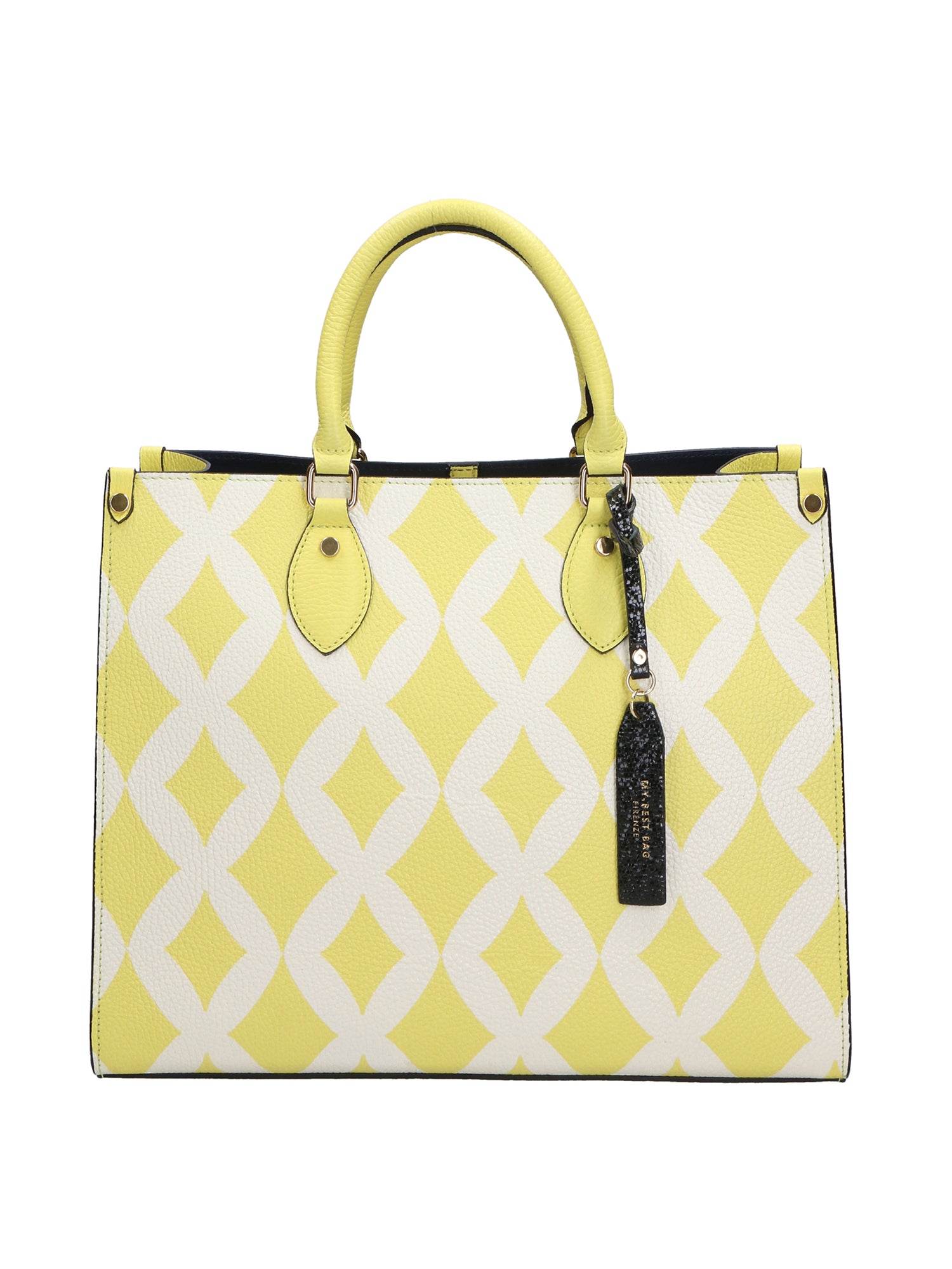 Borsa a mano da donna Vera pelle MYB-02995-SS-LIMONE My Best Bag