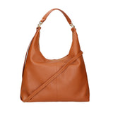 Ursula Borsa a spalla da donna Vera pelle 06673-D17 CUOIO SCURO Gave Lux