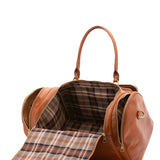 Borsa da viaggio unisex In Vera pelle Made in Italy 52x37x29 cm