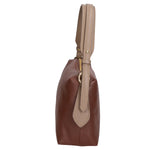 Vivienne Borsa a spalla da donna Vera pelle 06674-D223 CIOC + D40 TAUPE Gave Lux