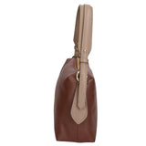 Vivienne Borsa a spalla da donna Vera pelle 06674-D223 CIOC + D40 TAUPE Gave Lux