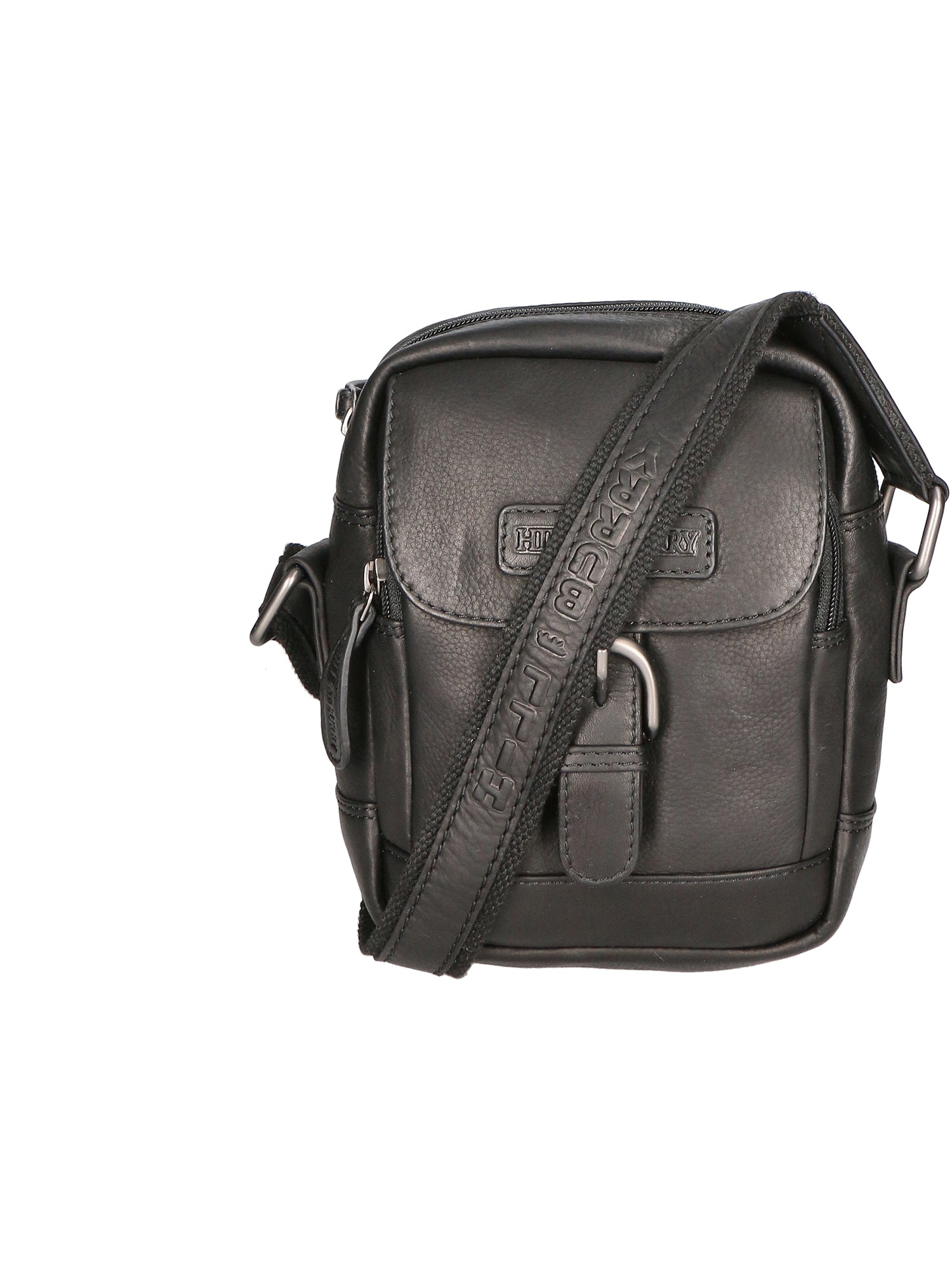 Borsa a tracolla da uomo Vera pelle RFID HILB-HT05-NERO Hill Burry