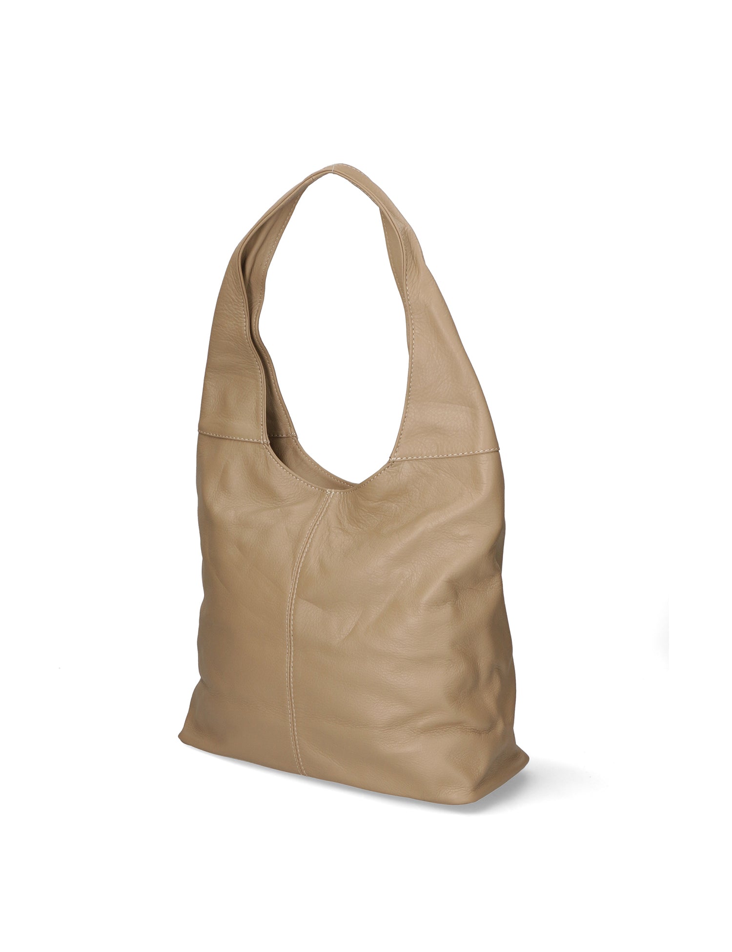 Coco Borsa a spalla da donna Vera pelle 6170-S40 TAUPE Gave Lux