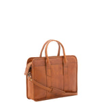 Borsa a mano unisex vera pelle Made in Italy 4454-MIELE Alessia Firenze