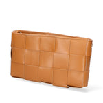 Borsa a tracolla da donna 100% vera pelle MYB-7057-SS-CUOIO+BEIGE My Best Bag
