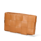 Borsa a tracolla da donna 100% vera pelle MYB-7057-SS-CUOIO+BEIGE My Best Bag