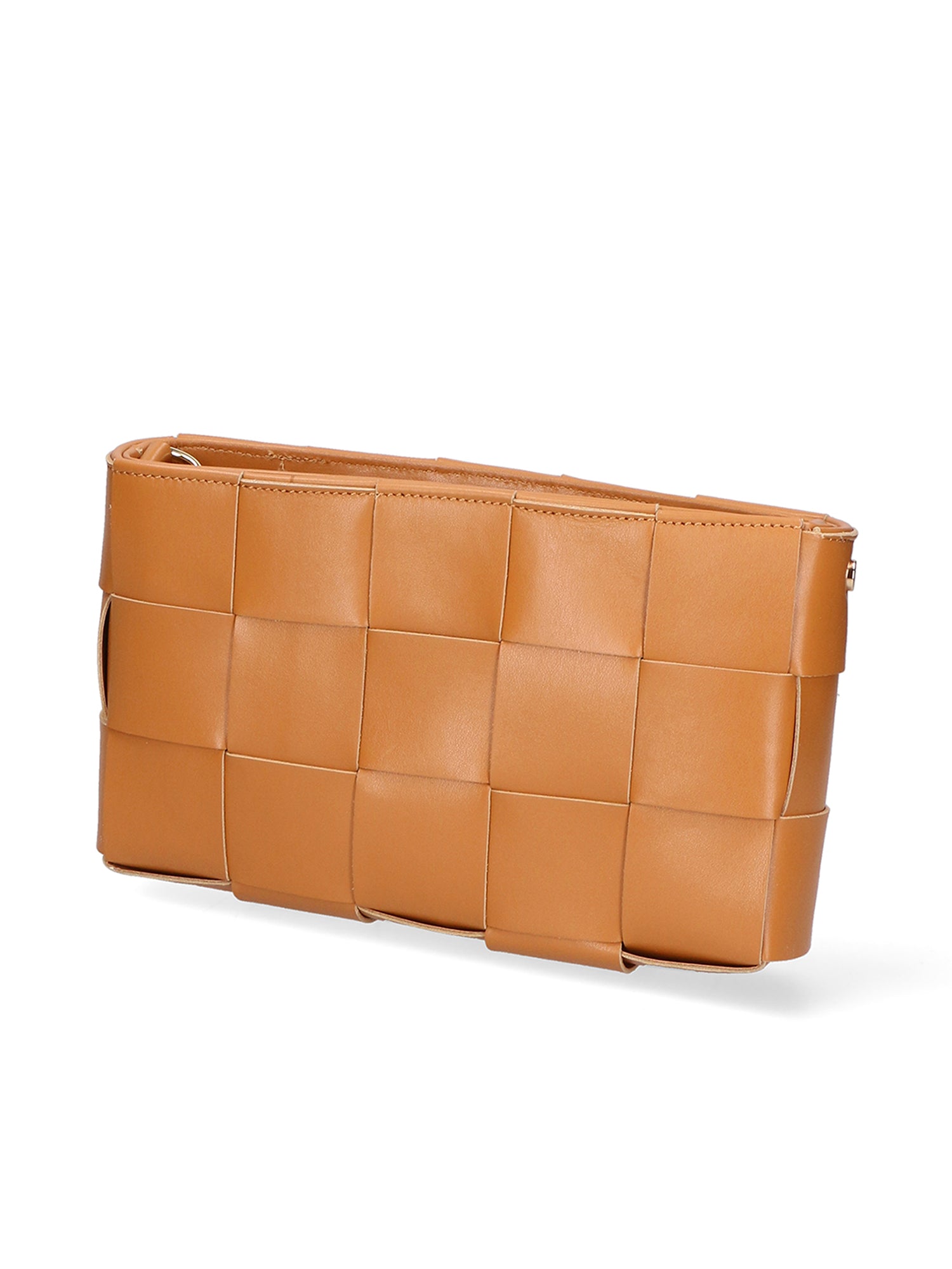 Borsa a tracolla da donna 100% vera pelle MYB-7057-SS-CUOIO+BEIGE My Best Bag