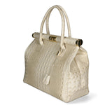 Deborah Borsa a mano da donna Pelle Croco Stampata 7727-C37 BEIGE BEIGE Gave Lux