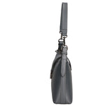 Aurelia Borsa a spalla da donna Vera pelle 05694-PL27 CENERE Gave Lux