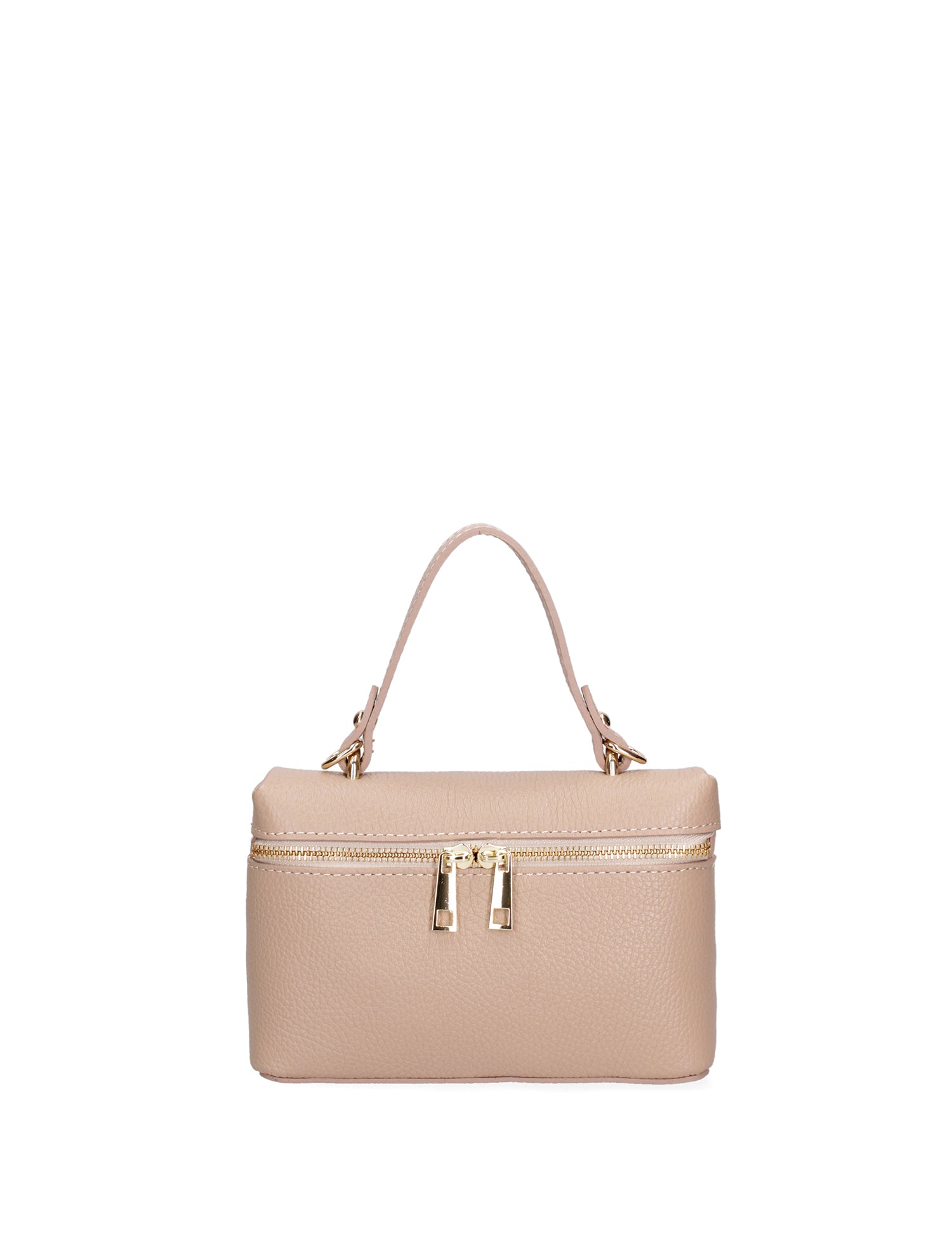 Borsa a mano da donna Vera pelle 07160-D05 CAPPUCCINO Roberta Rossi