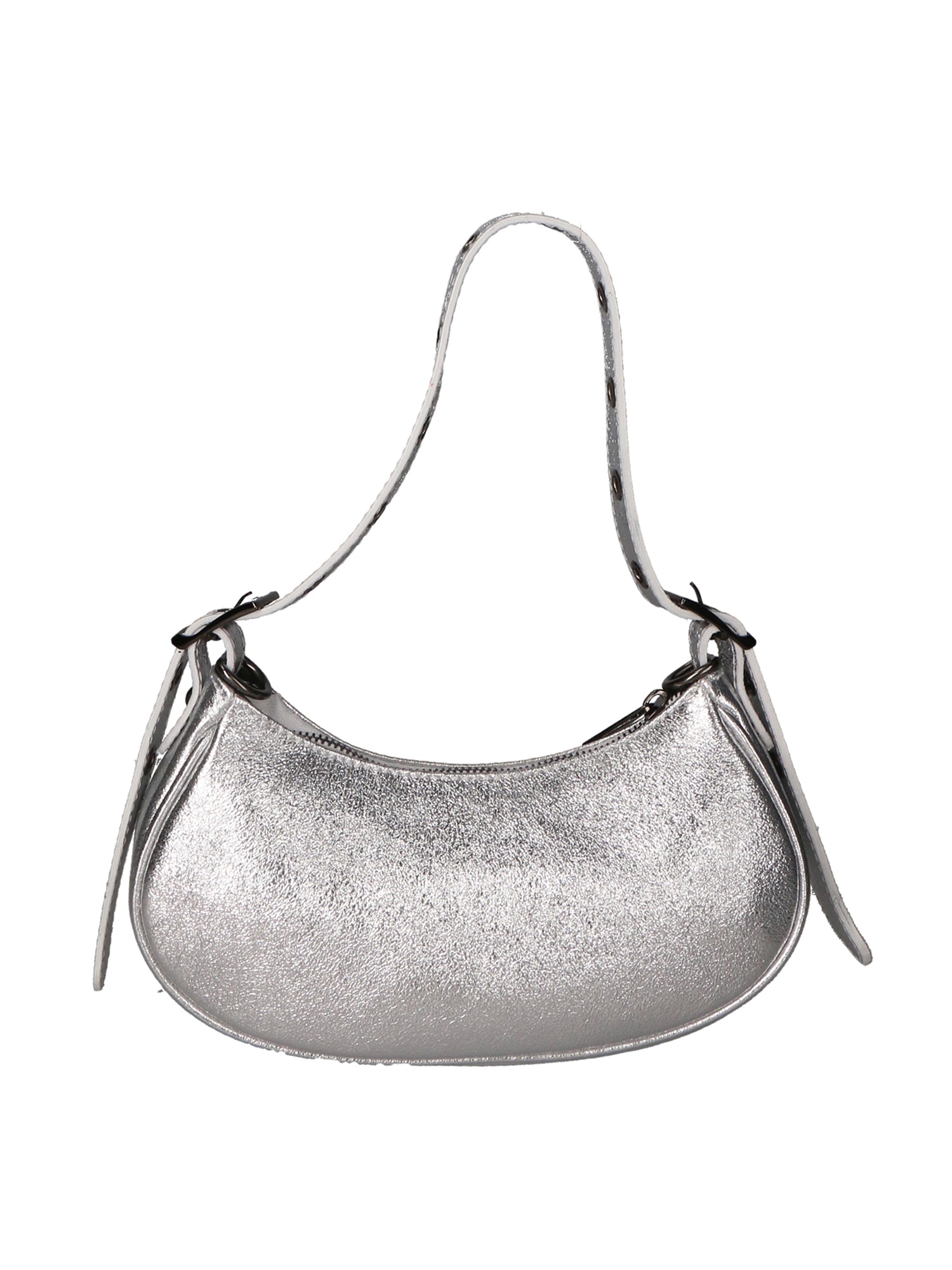 Gloria Borsa a mano da donna Vera pelle 05708L-L001 ARGENTO Gave Lux