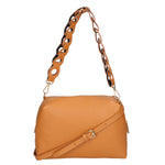 Livia Borsa a spalla da donna Vera pelle 06443-CUOIO COGNAC Gave Lux