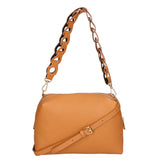 Livia Borsa a spalla da donna Vera pelle 06443-CUOIO COGNAC Gave Lux