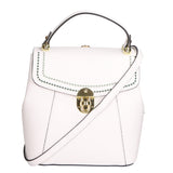 Giuditta Borsa a mano da donna 100% pelle 05937-L101 BIANCO Gave Lux