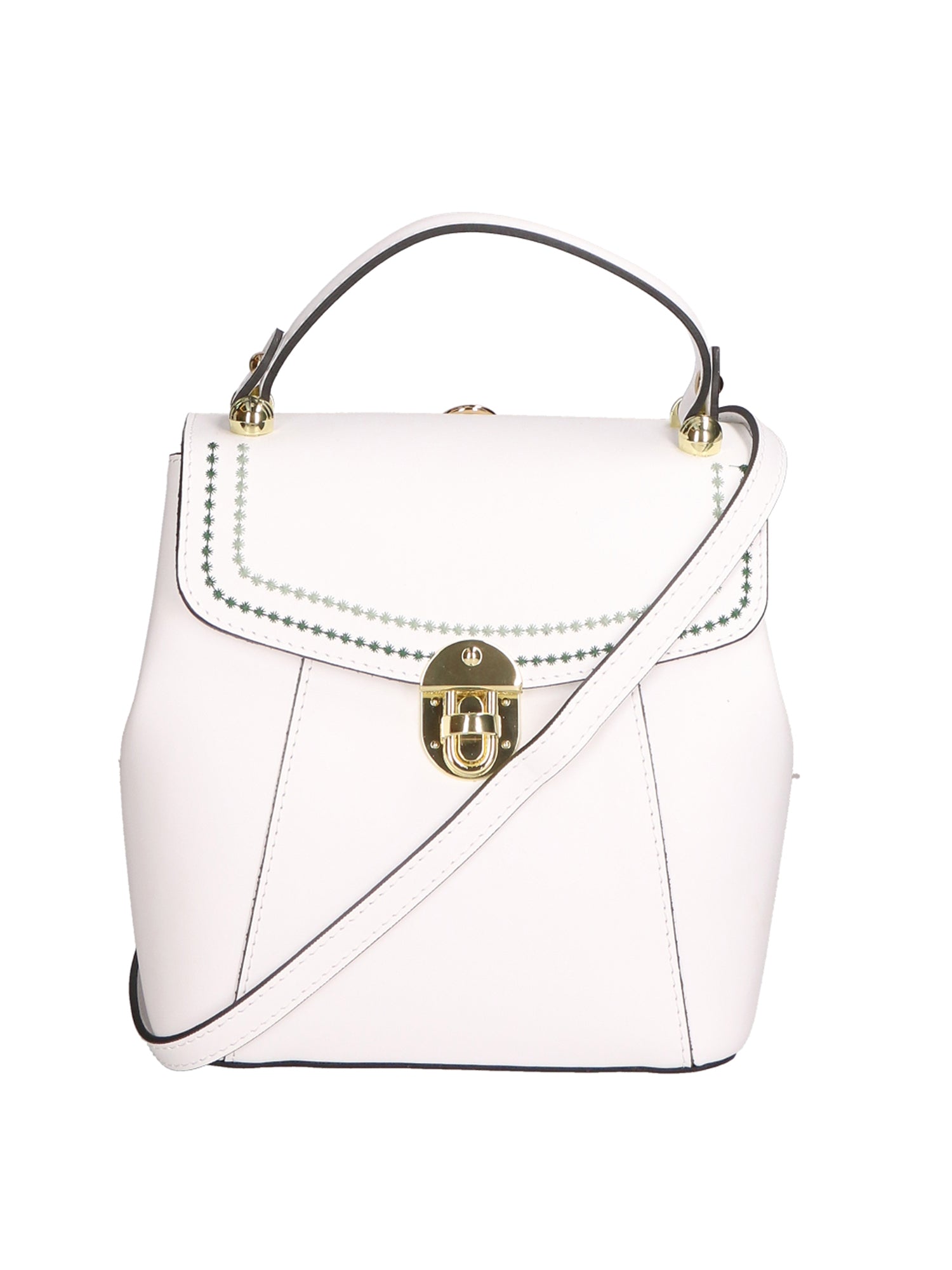Giuditta Borsa a mano da donna 100% pelle 05937-L101 BIANCO Gave Lux