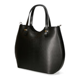 Egle Borsa a mano da donna Vera pelle 80046-NERO Gave Lux