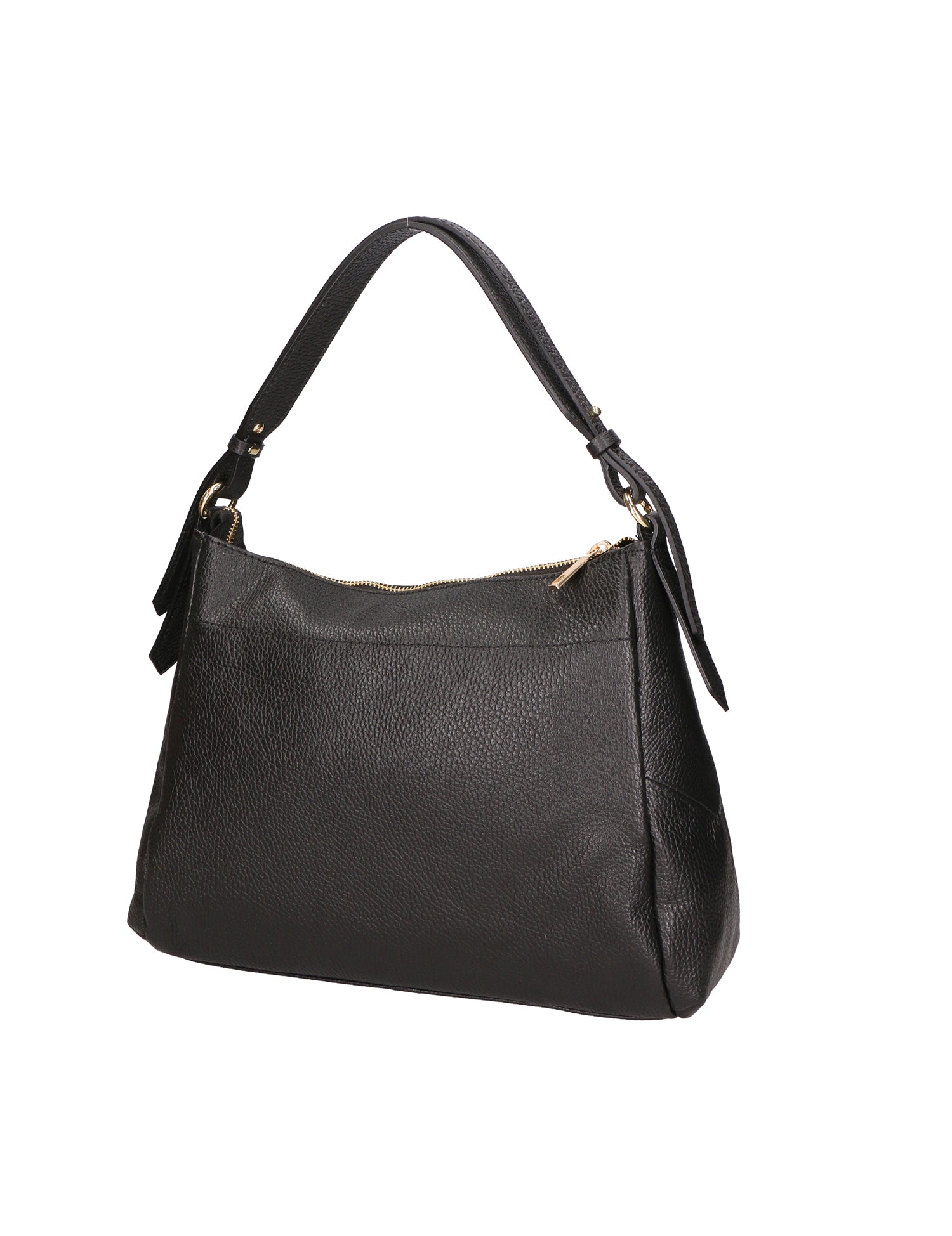 Vladimira Borsa a spalla da donna Vera pelle 06675-D28 NERO + D28 NERO Gave Lux