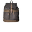 Mavi’ ZG3013-NERO BLACK Zaino unisex in canvas e vera pelle Gave Lux