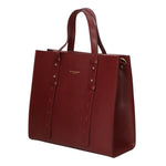 Borsa a mano da donna 100% pelle MYB-8002-FW-PL34 BORDEAUX My Best Bag