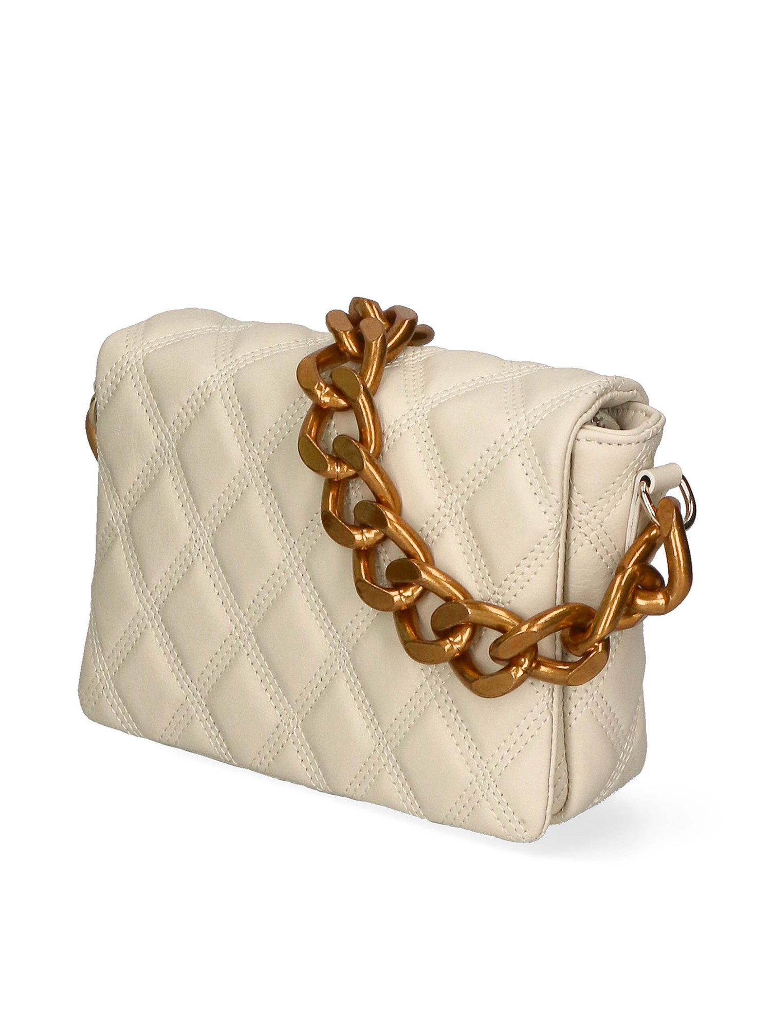 Adriana Borsa a mano da donna Vera pelle 04539-S37 LATTE Gave Lux
