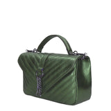 Volterra Borsa a tracolla da donna Vera Pelle 1626-VERDE Gave Lux