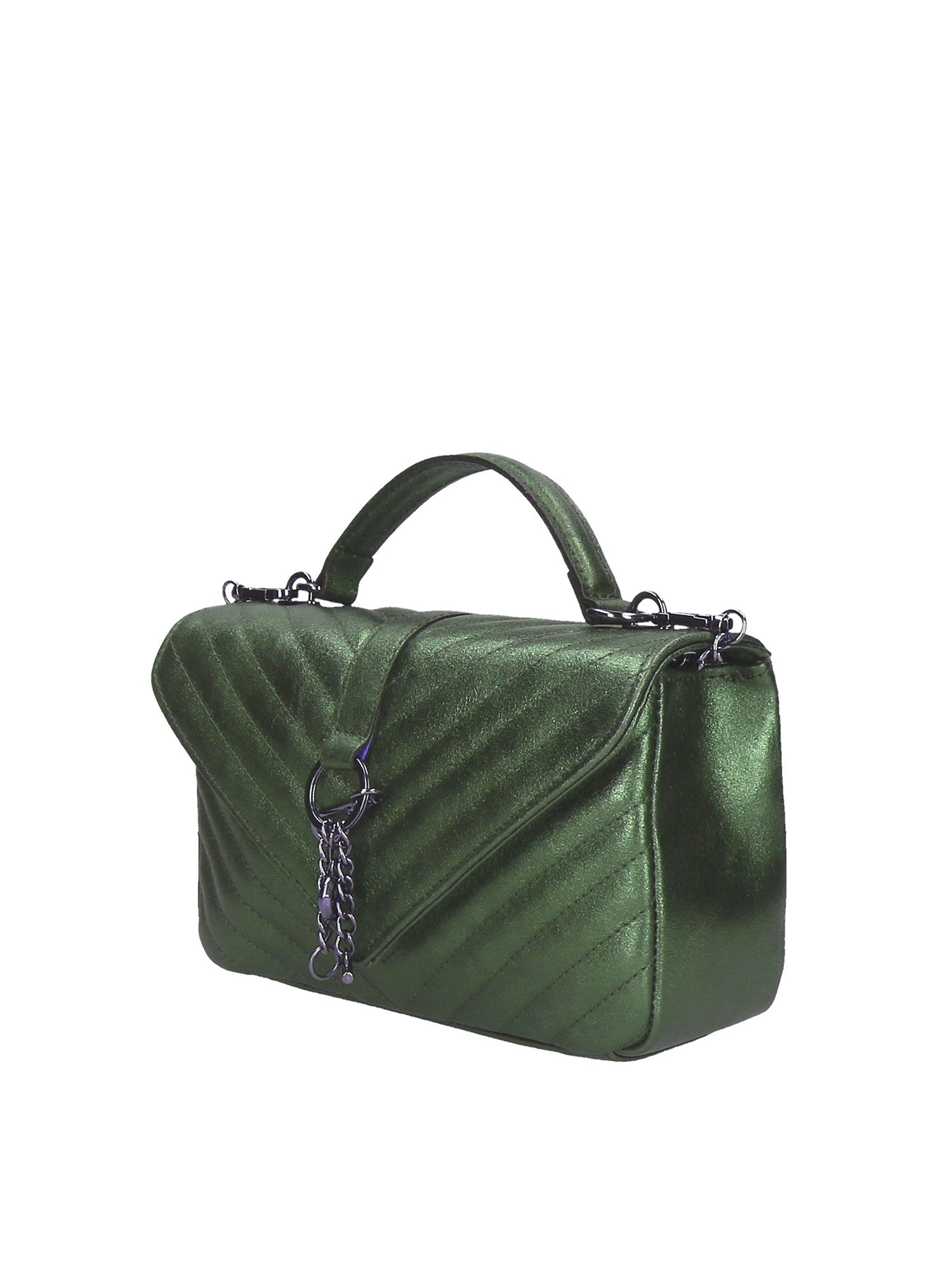 Volterra Borsa a tracolla da donna Vera Pelle 1626-VERDE Gave Lux