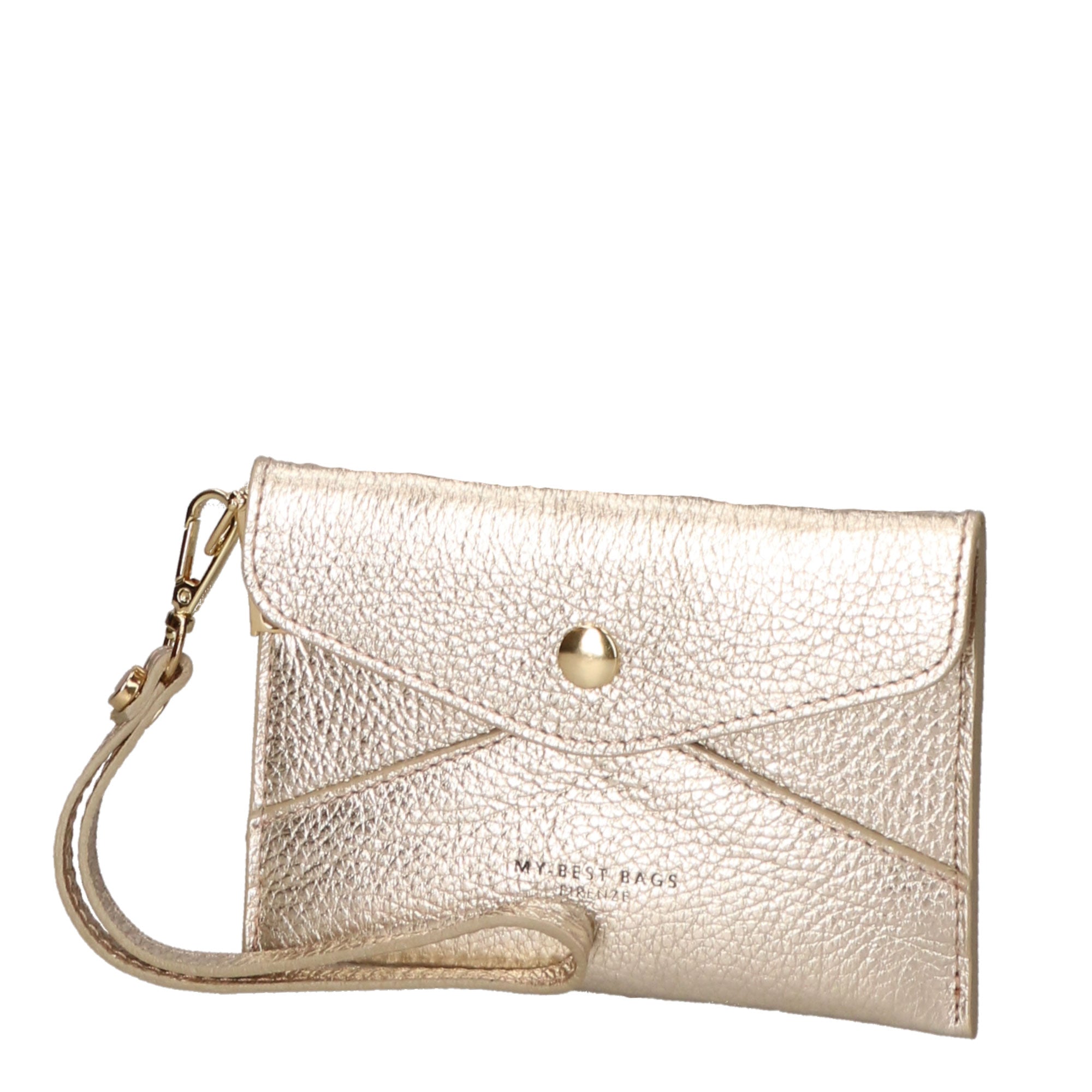 Portafoglio da donna in vera pelle Zip MYB-7049-SS-PLATINO My Best Bag