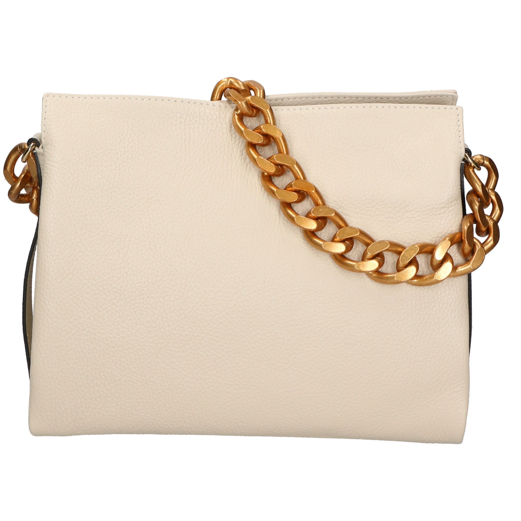 Ilda Borsa a spalla da donna Vera pelle 06110-D37 LATTE MILK Gave Lux