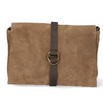 Benedetta Borsa a tracolla da donna Pelle Scamosciata 10011-TAUPE Gave Lux
