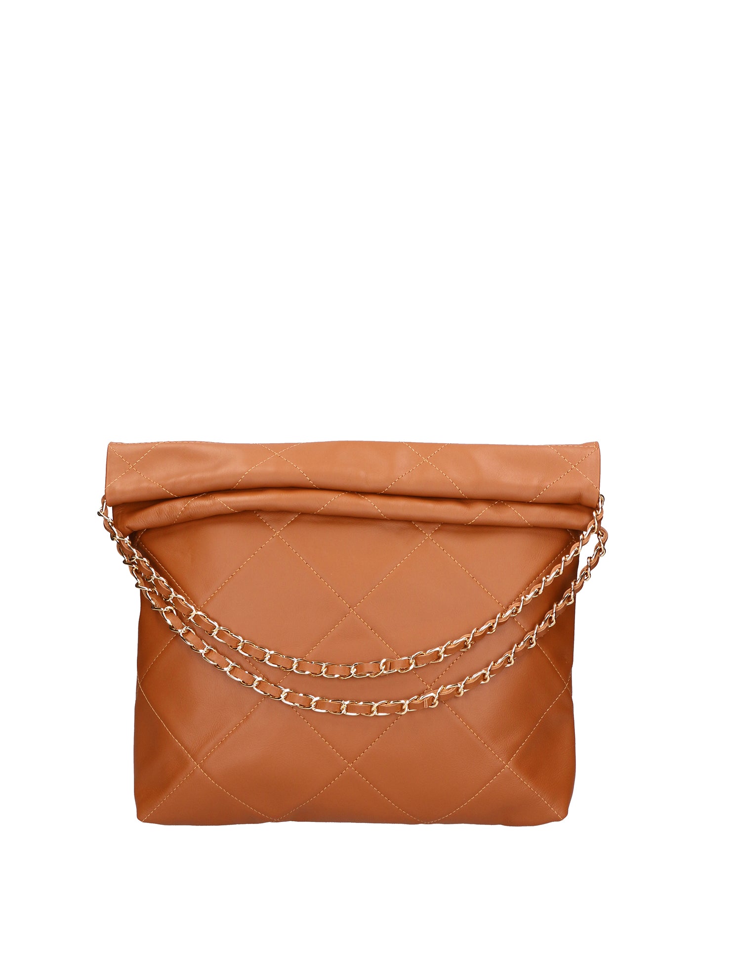 Violante Borsa a spalla donna Vera pelle 06897-S17 CUOIO SCURO Gave Lux