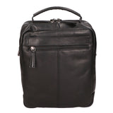 Borsa a mano unisex in vera pelle 100% Made in Italy SN5861647-BLACK Santini Firenze
