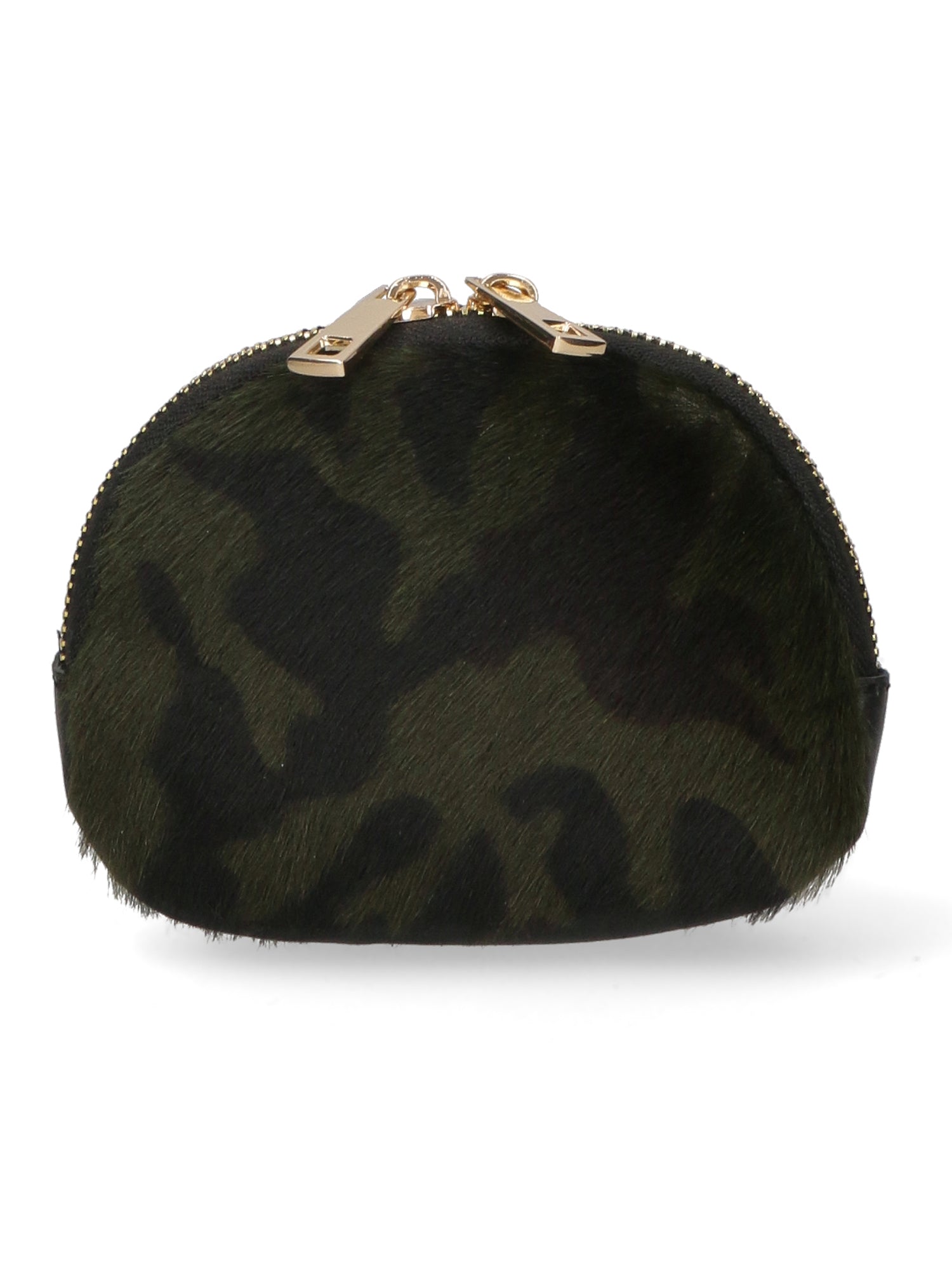 Rachele Pochette donna vera pelle Zip 02535-MACULATO MILITARE Gave Lux