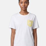 T-shirt in 83,4% Cotone 16,6% Poliammide Giallo