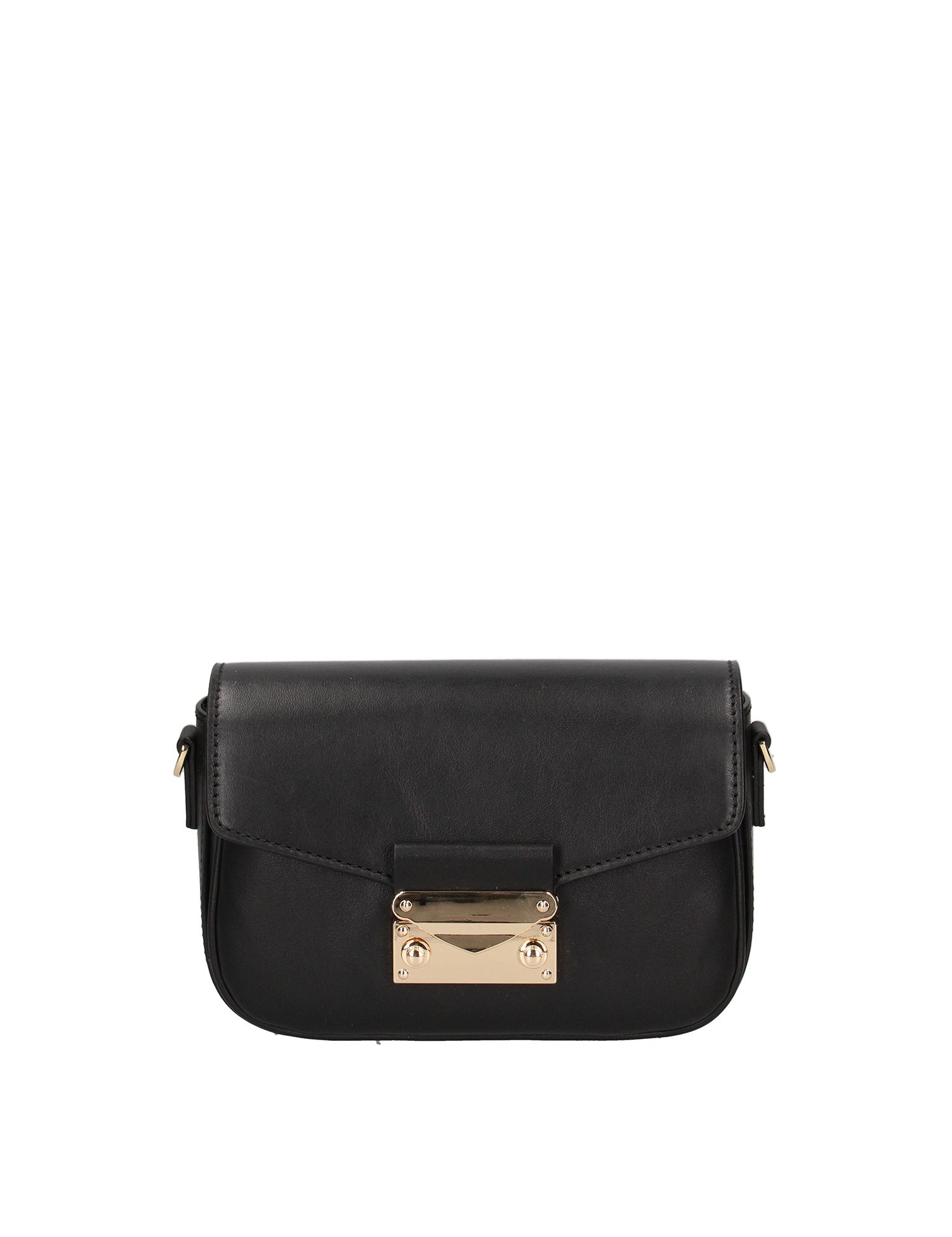 Borsa a tracolla da donna Vera pelle ROB8-NERO Roberta Rossi