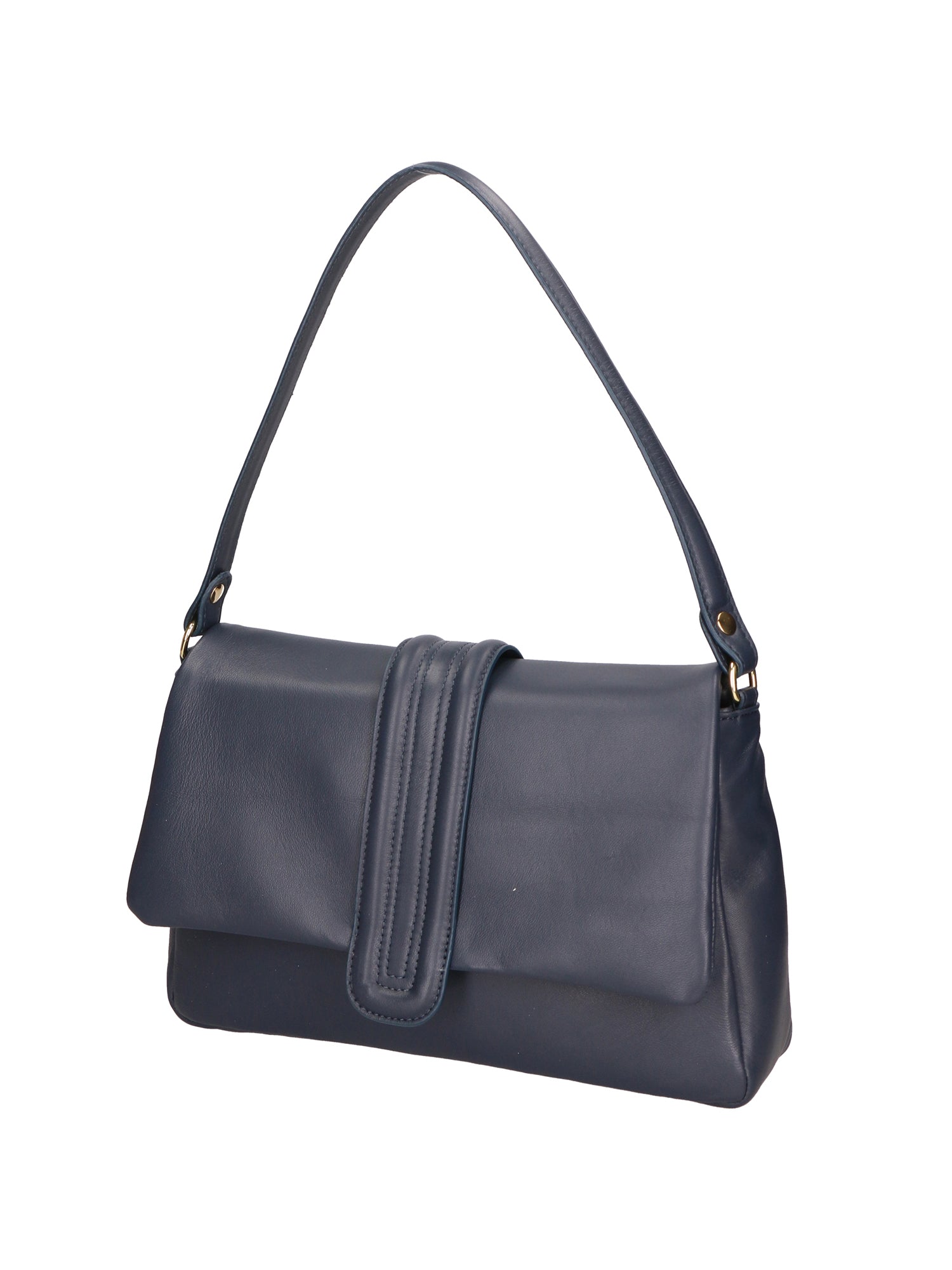 Jasmine Borsa a spalla da donna Vera pelle 06496-S24 BLU JEANS Gave Lux