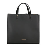 Borsa a mano da donna 100% pelle artigianale MYB-6015-FW-P 636 NERO BLACK My Best Bag
