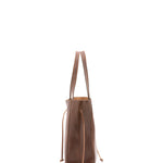 Borsa a mano unisex vera pelle Made in Italy 4611-TESTA DI MORO Alessia Firenze