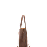 Borsa a mano unisex vera pelle Made in Italy 4611-TESTA DI MORO Alessia Firenze