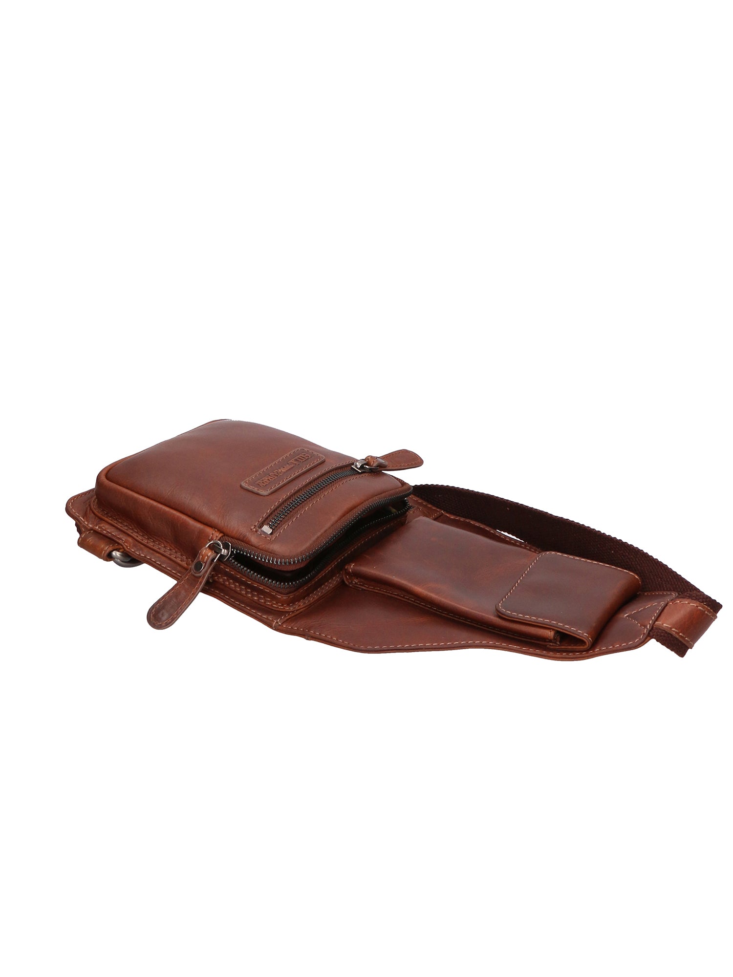 Marsupio da uomo in vera pelle Casual HILB-3338-T.MORO Hill Burry
