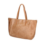 Lorella Borsa a spalla da donna Vera pelle croco 06499-041 MARRONE Gave Lux