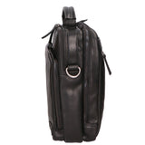 Borsa a mano unisex in vera pelle 100% Made in Italy SN5861647-BLACK Santini Firenze
