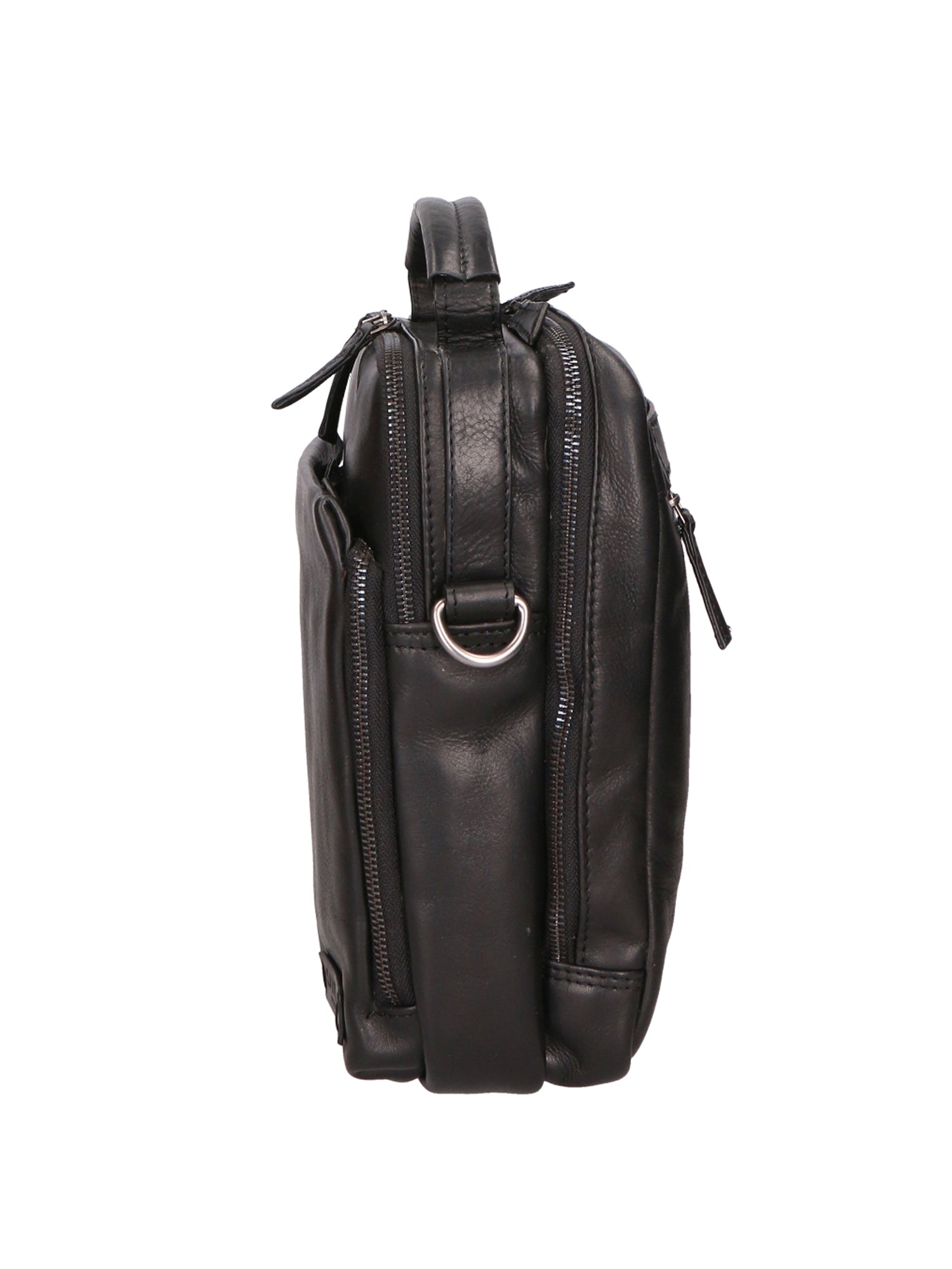 Borsa a mano unisex in vera pelle 100% Made in Italy SN5861647-BLACK Santini Firenze
