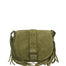 Iolanthe Borsa a tracolla da donna Vera pelle 1421-VERDE MILITARE Gave Lux