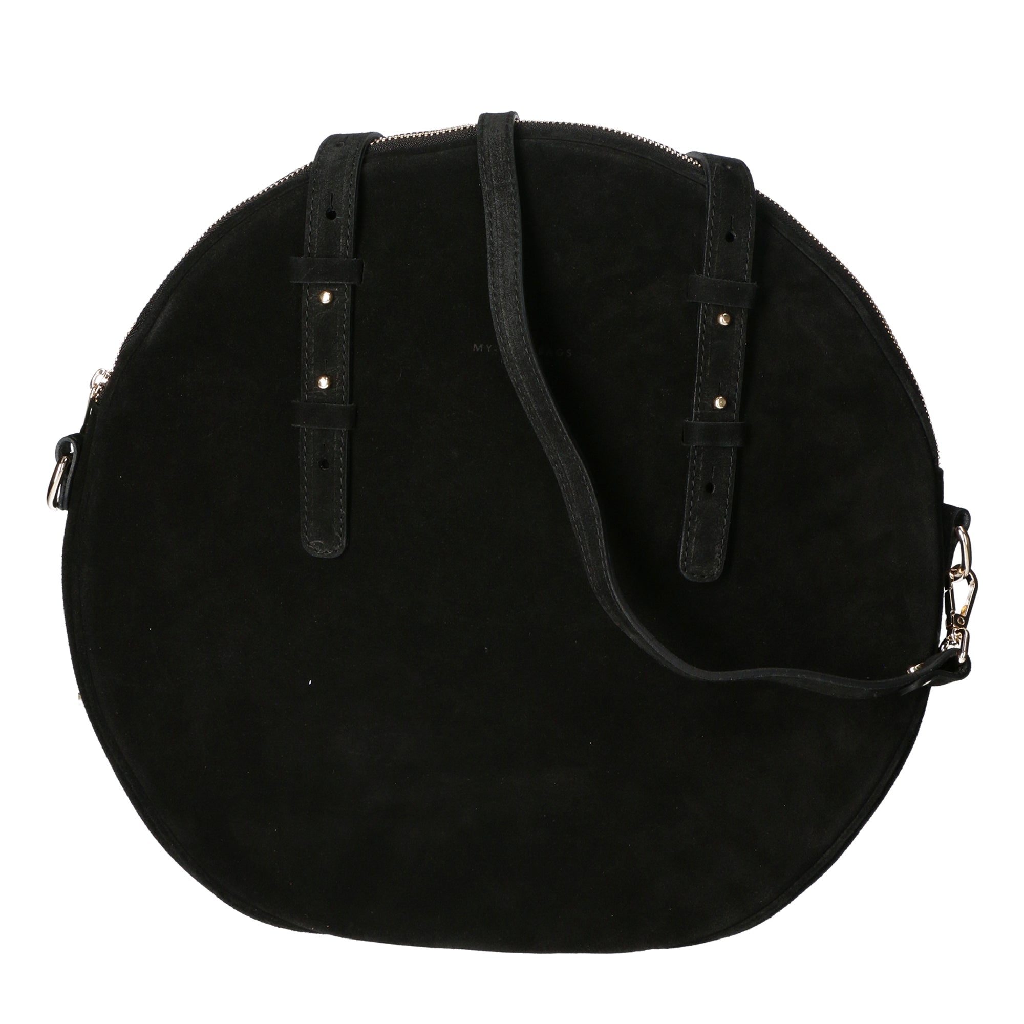 Borsa a mano da donna Vera pelle scamosciata MYB-8033-FW-NERO My Best Bag