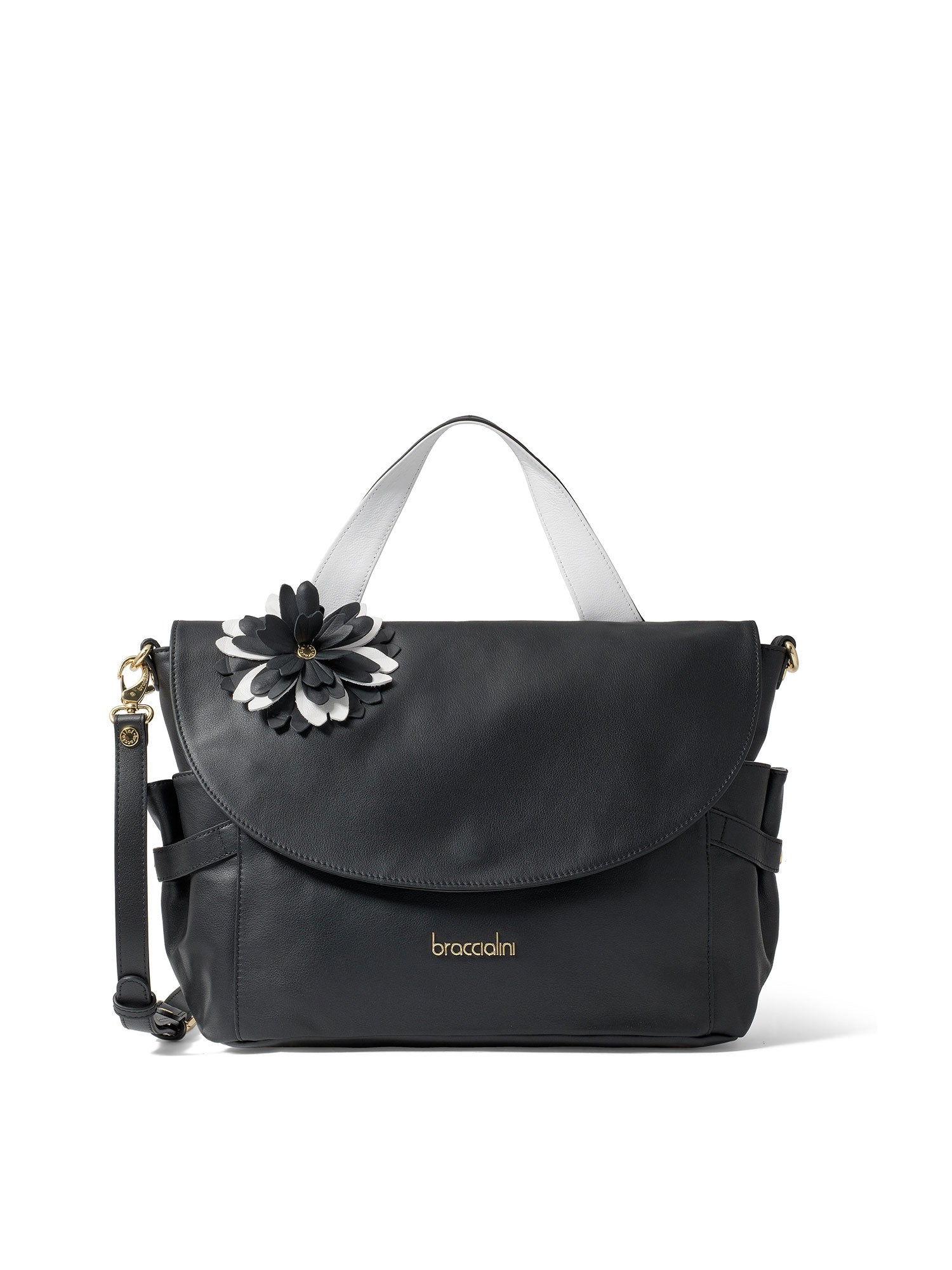 Aurelia Ultra Borsa a mano da donna 100% pelle B16944-NERO Braccialini
