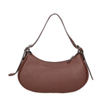 Loredana Borsa a spalla da donna Vera pelle 06548-CIOCCOLATO Gave Lux